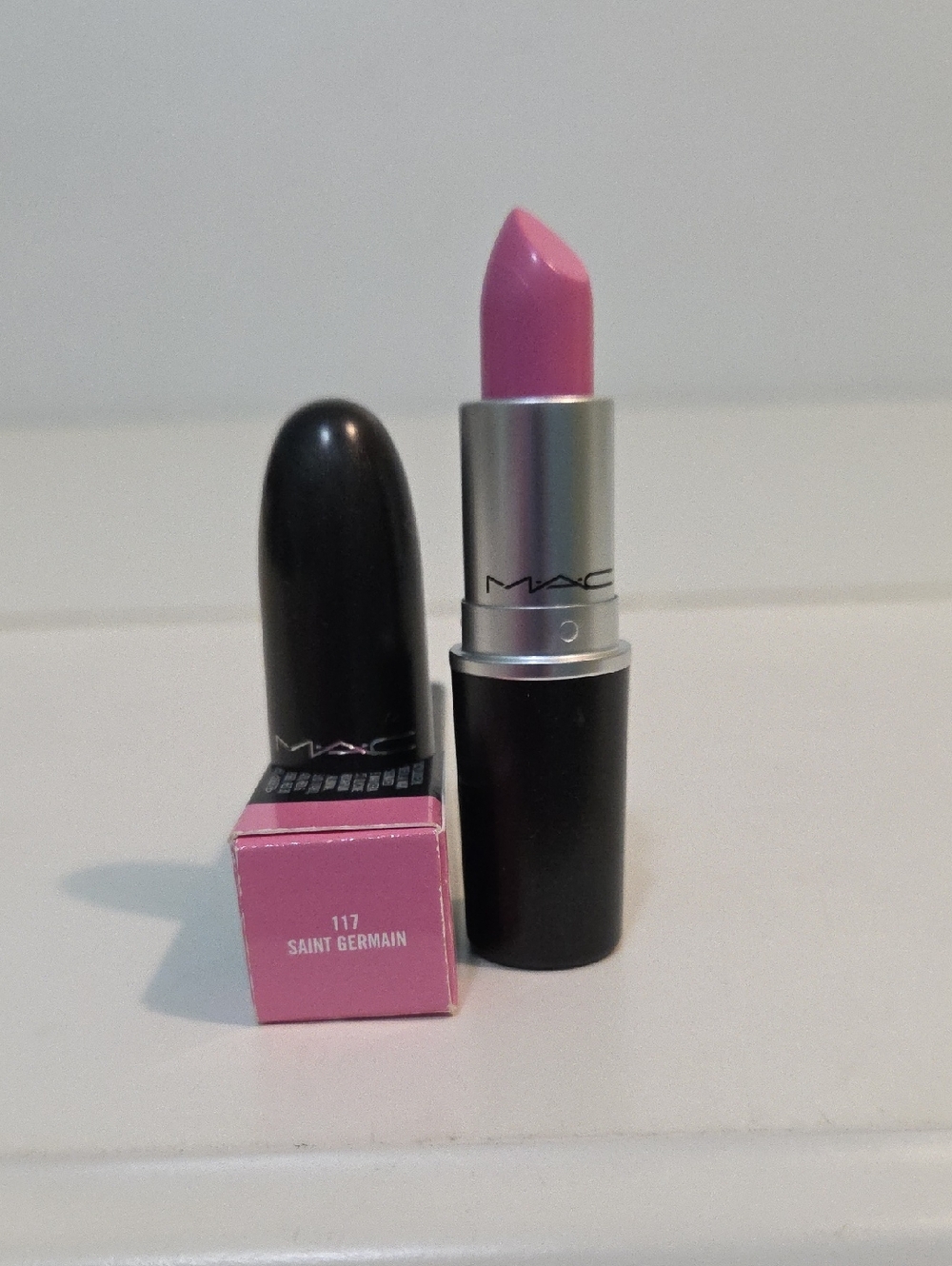 MAC #117 Saint Germain Amplified Creme Lipstick NIB Discontinued Original Versio